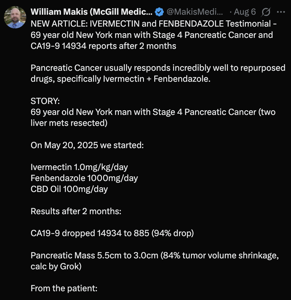 cancer healing testimonial