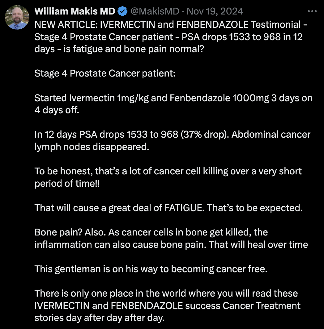 cancer healing testimonial